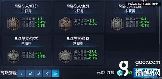 《王者荣耀》射手符文怎么搭配