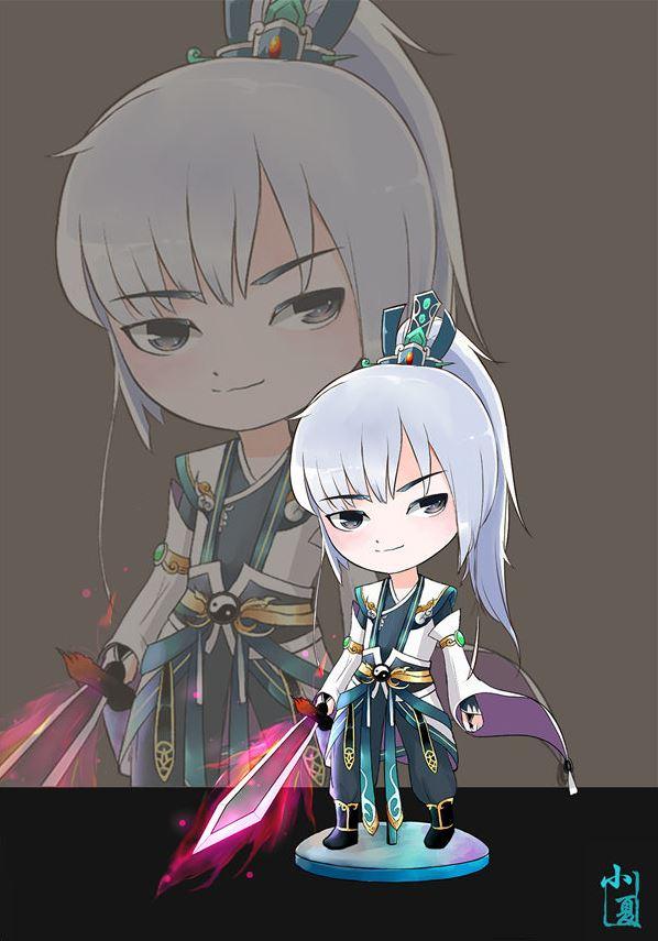 倩女幽魂手游插画同人 男方士系列