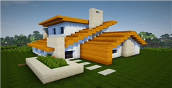我的世界20x20现代别墅怎么建20x20现代别墅建造方法介绍