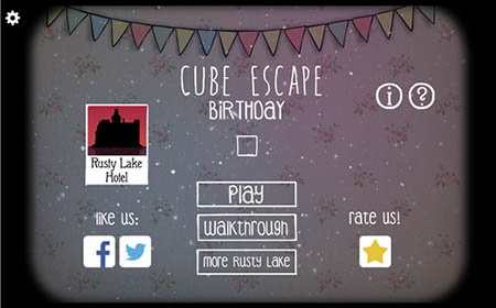 Cube Escape Birthday攻略 方块房间逃脱生日通关图文攻略