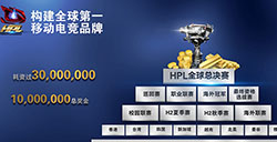英雄互娱发布HPL2016赛事规划耗资三千万打造世界顶级移动联赛