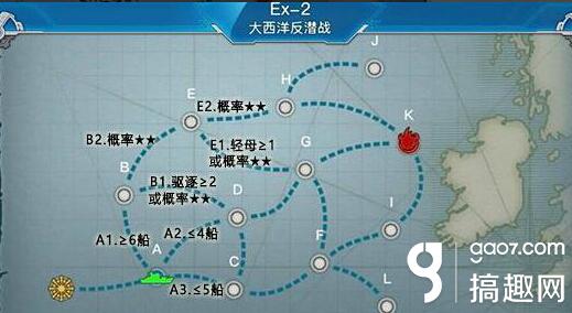 战舰少女r女武神行动e2攻略夏活ex 2大西洋反潜战带路条件 战舰少女专区 搞趣网