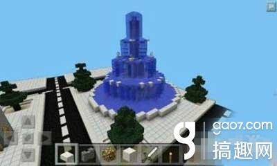 我的世界喷泉简易怎么制作原理介绍 Minecraft我的世界专区 搞趣网 我的世界喷泉简易怎么制作原理介绍 Minecraft我的世界专区 搞趣网